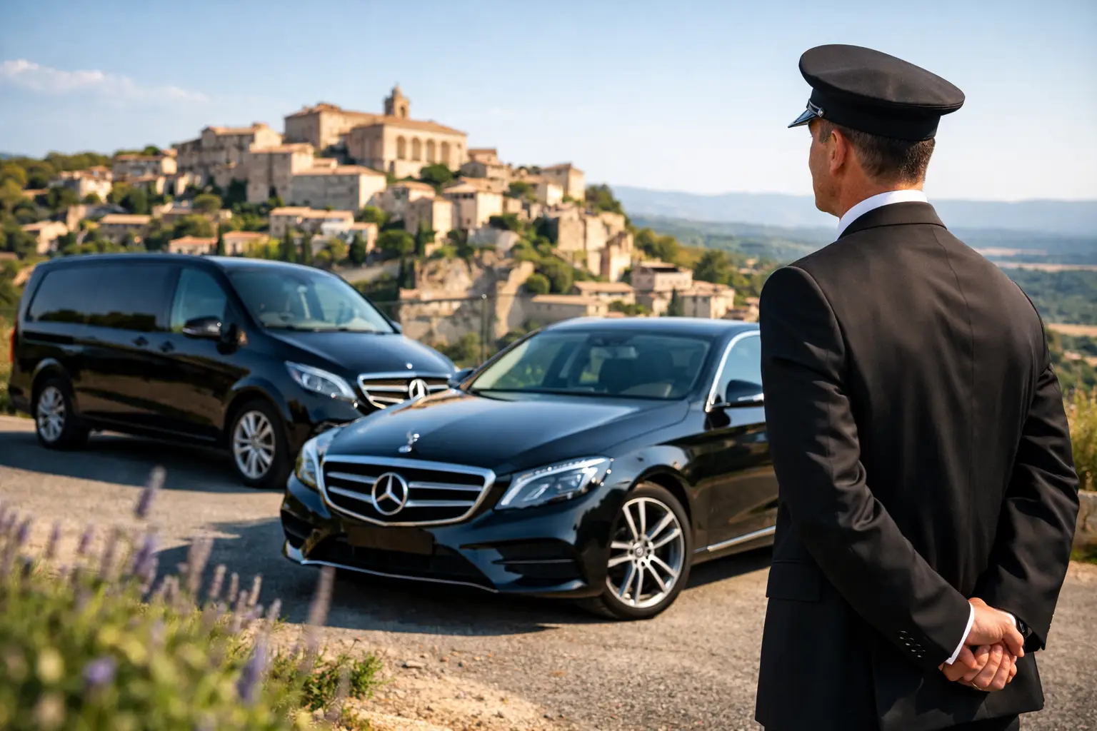 Circuit privé villages du Luberon en VTC