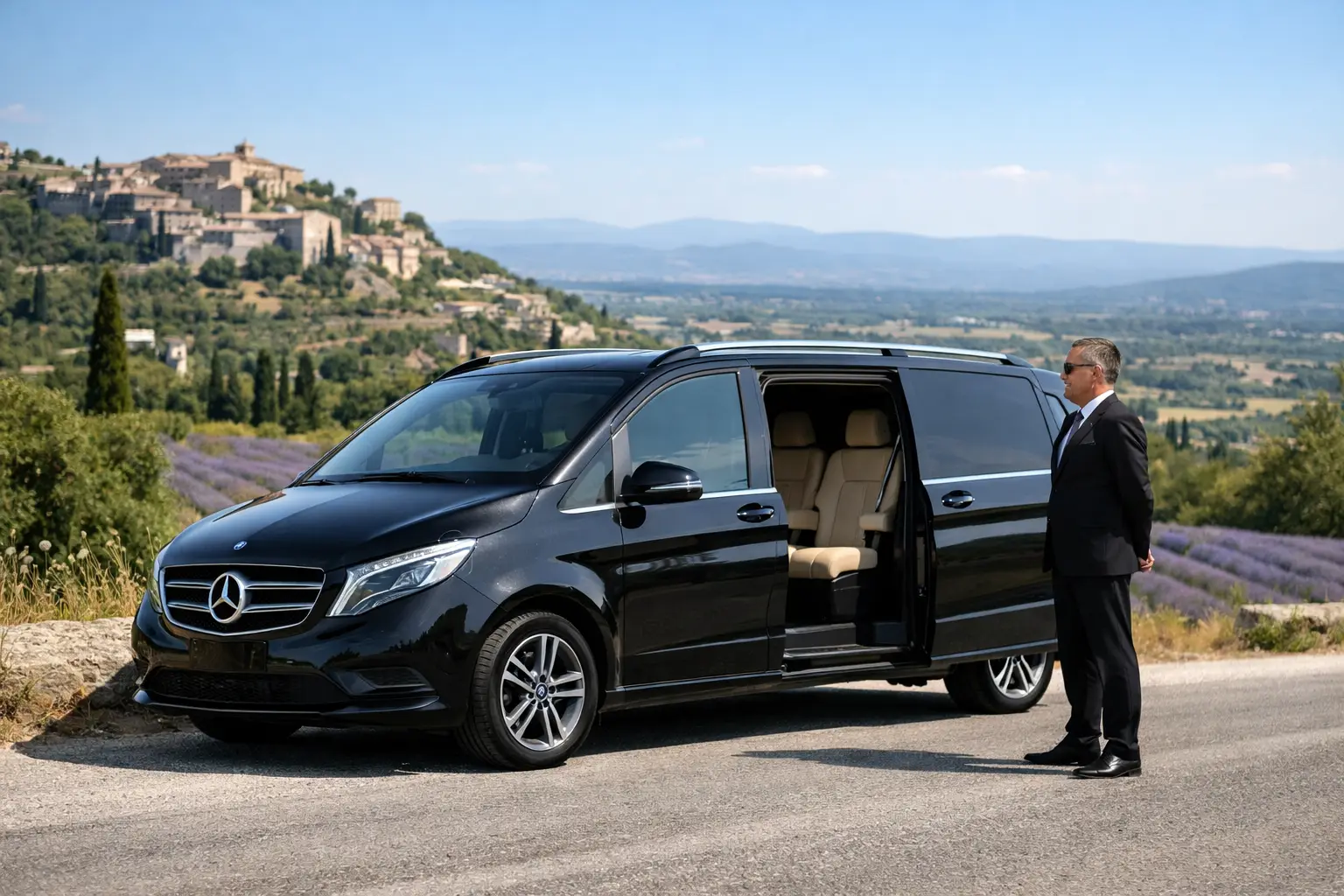 Longue distance avec chauffeur privé en Provence