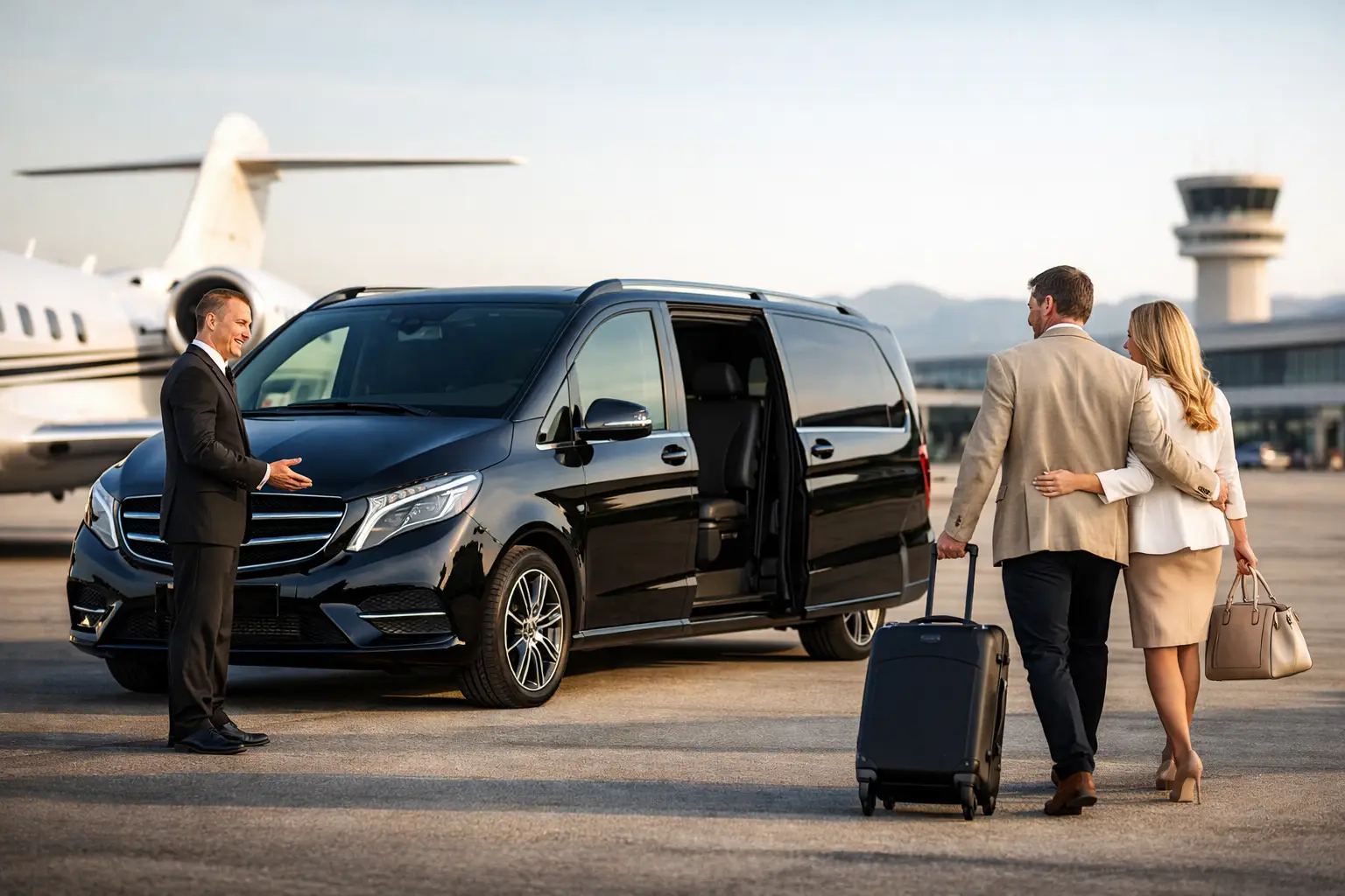 Transfert aéroport Provence luxe, sans imprévu