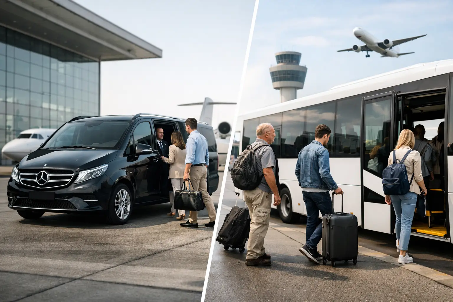 Transfert privé ou navette partagée : quel choix ?
