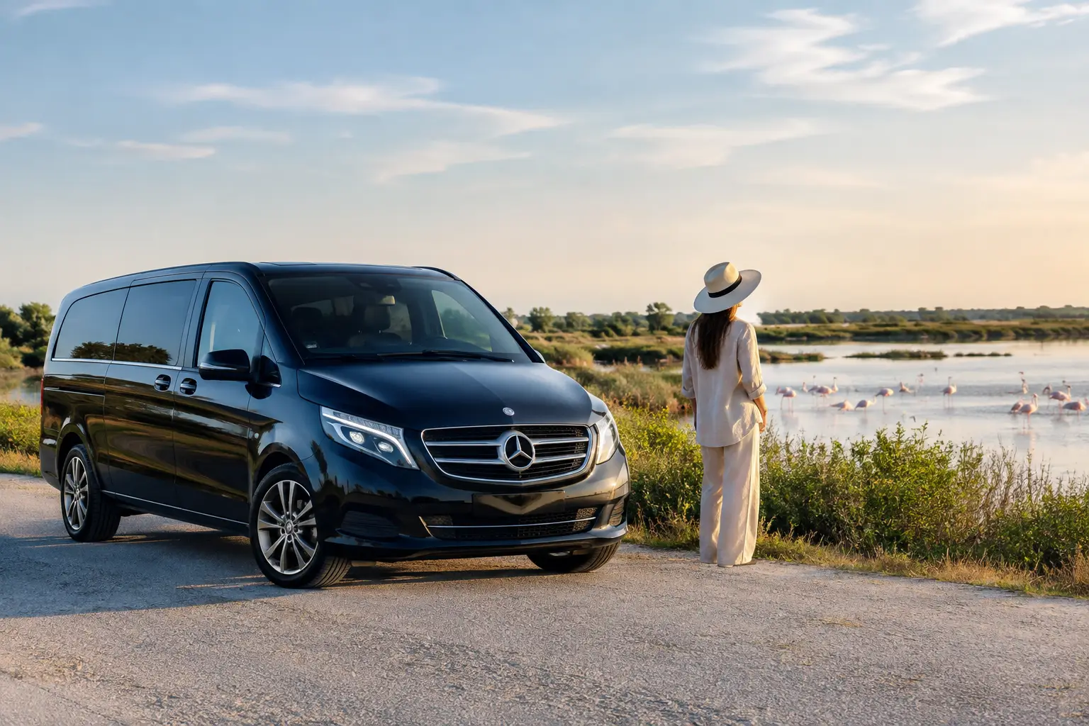 Excursion Camargue en Mercedes privée, à votre rythme