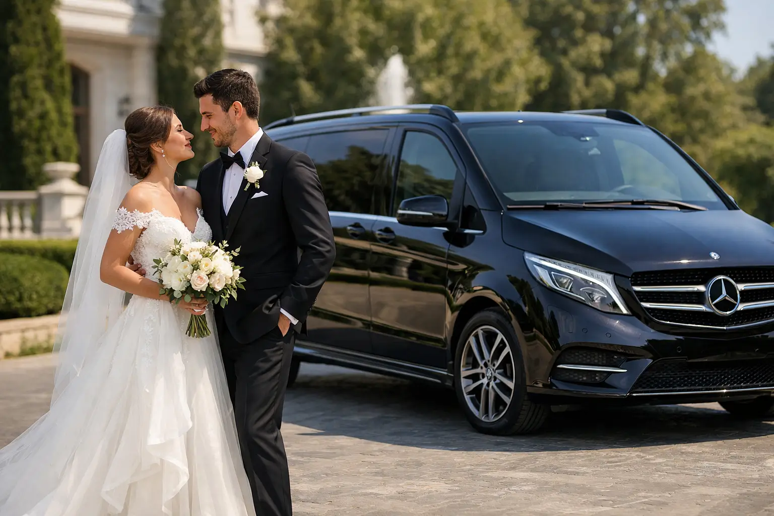 Services chauffeur mariage haut de gamme