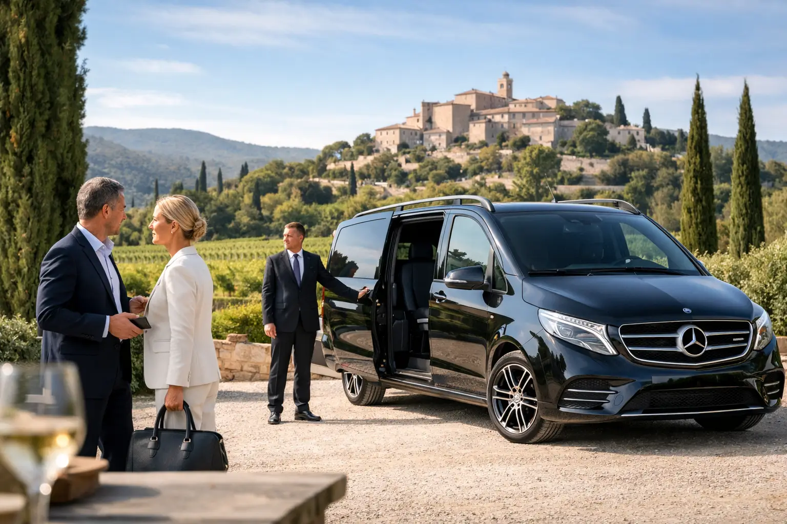 Transport VIP pour dirigeants en Provence
