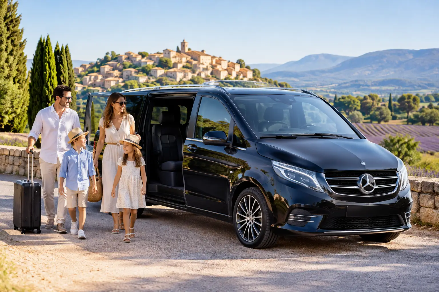 Transport famille luxe en Provence, bien choisir