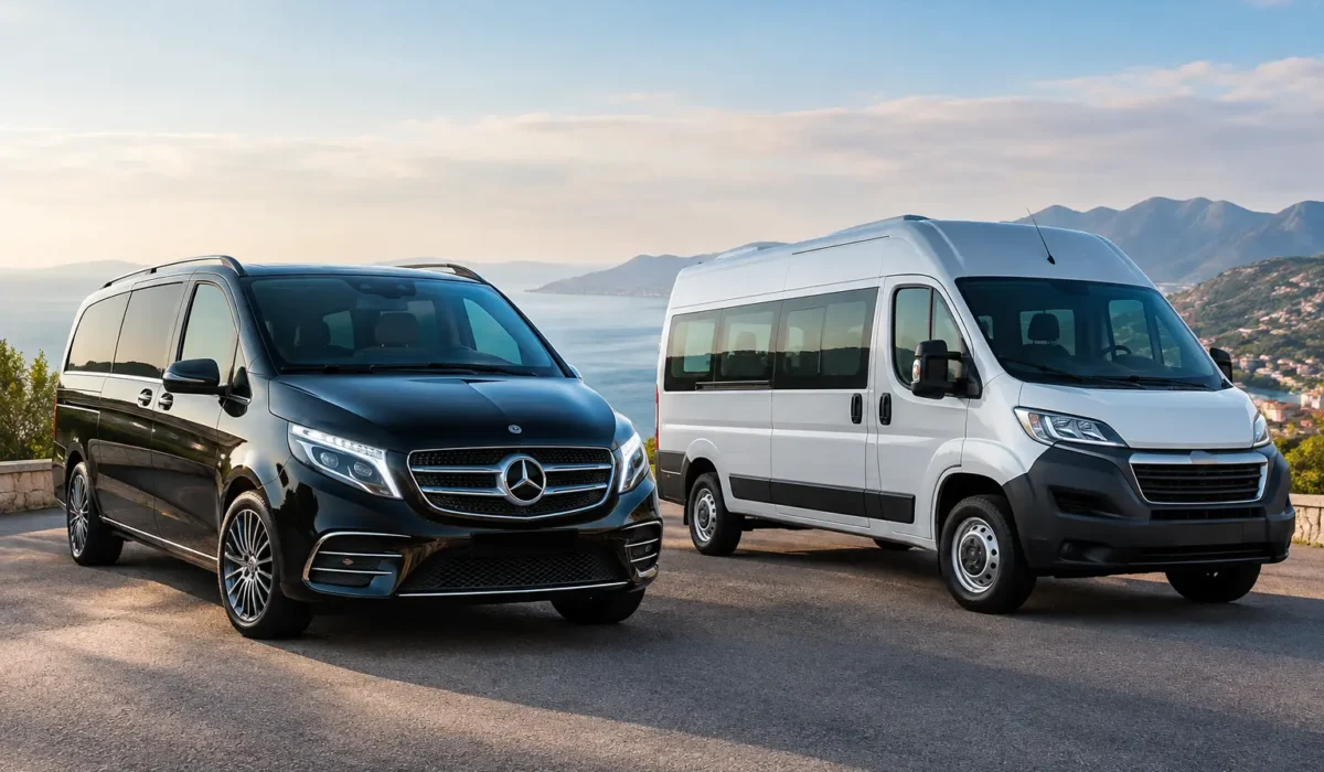Van privé ou minibus : quel choix pour votre trajet ?