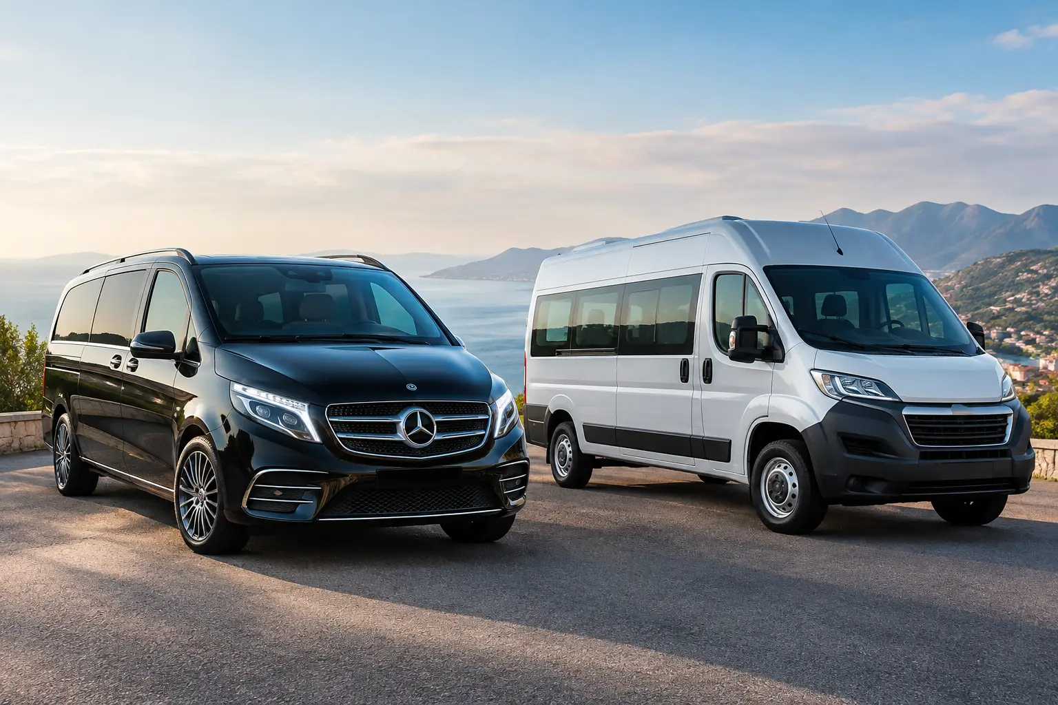 Van privé ou minibus : quel choix pour votre trajet ?